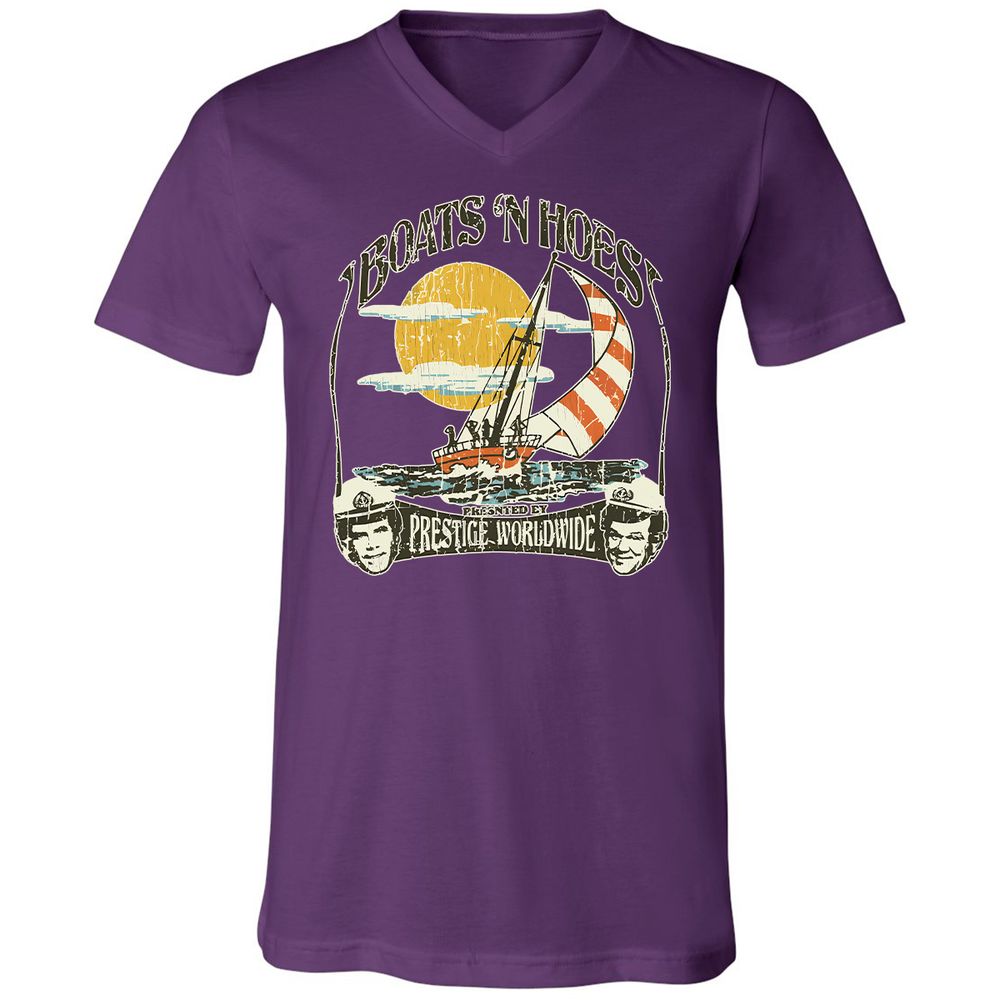 Unisex V-Neck T-Shirt - RFUMPZU4 - Team Purple - 2