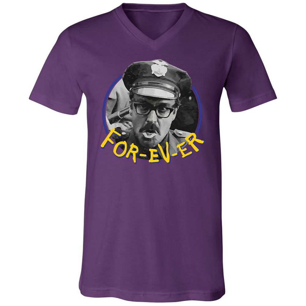 Unisex V-Neck T-Shirt - MD6PWGUB - Team Purple - 2