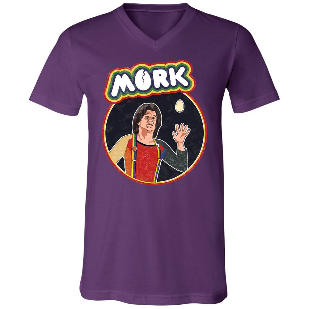 Unisex V-Neck T-Shirt - LWM9SJV7 - Team Purple - 2