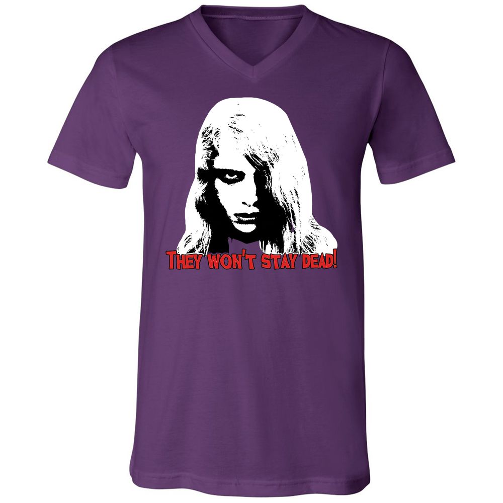 Unisex V-Neck T-Shirt - ADR69PNJ - Team Purple - 2