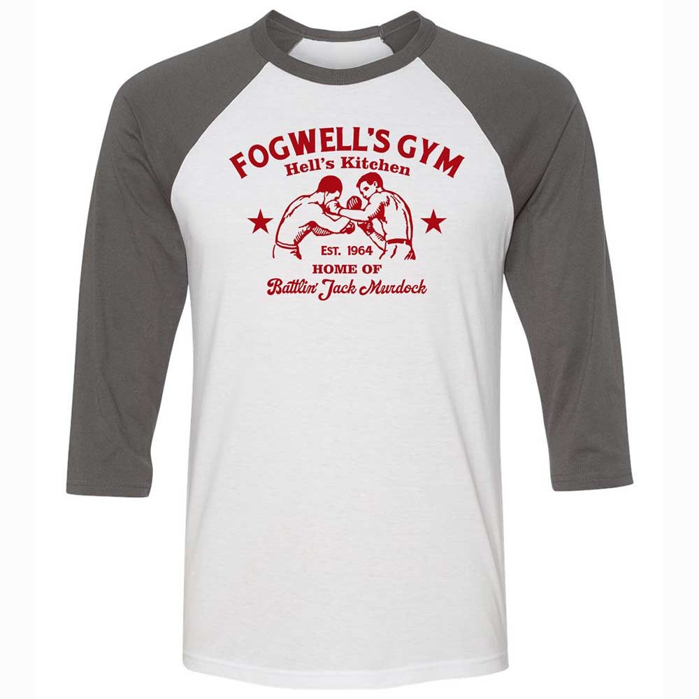 Unisex 3/4 Baseball Tee - TFUNNSLV - White/Asphalt - 2