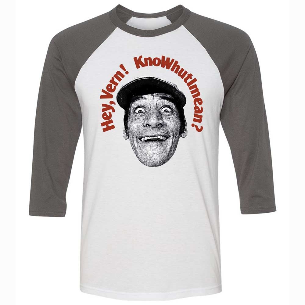 Unisex 3/4 Baseball Tee - XXH5D2YU - White/Asphalt - 2