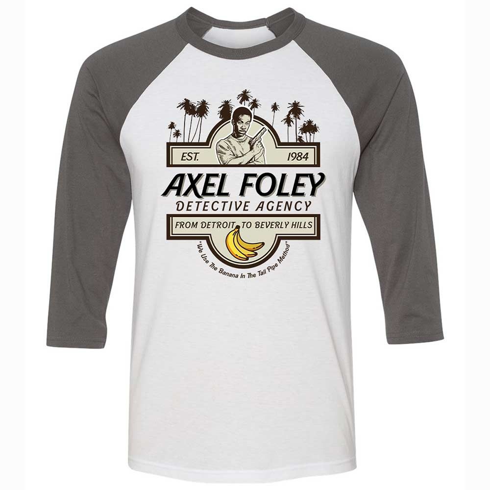 Unisex 3/4 Baseball Tee - A6J48JCT - White/Asphalt - 2