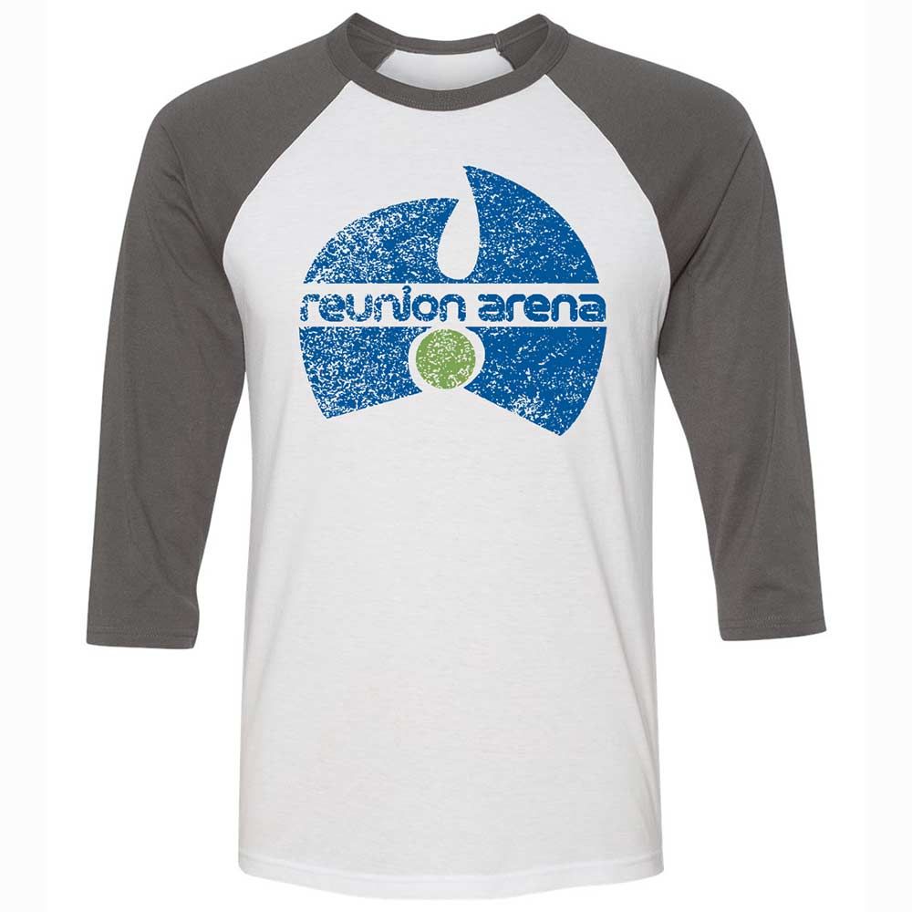Unisex 3/4 Baseball Tee - NGQK4Y59 - White/Asphalt - 2