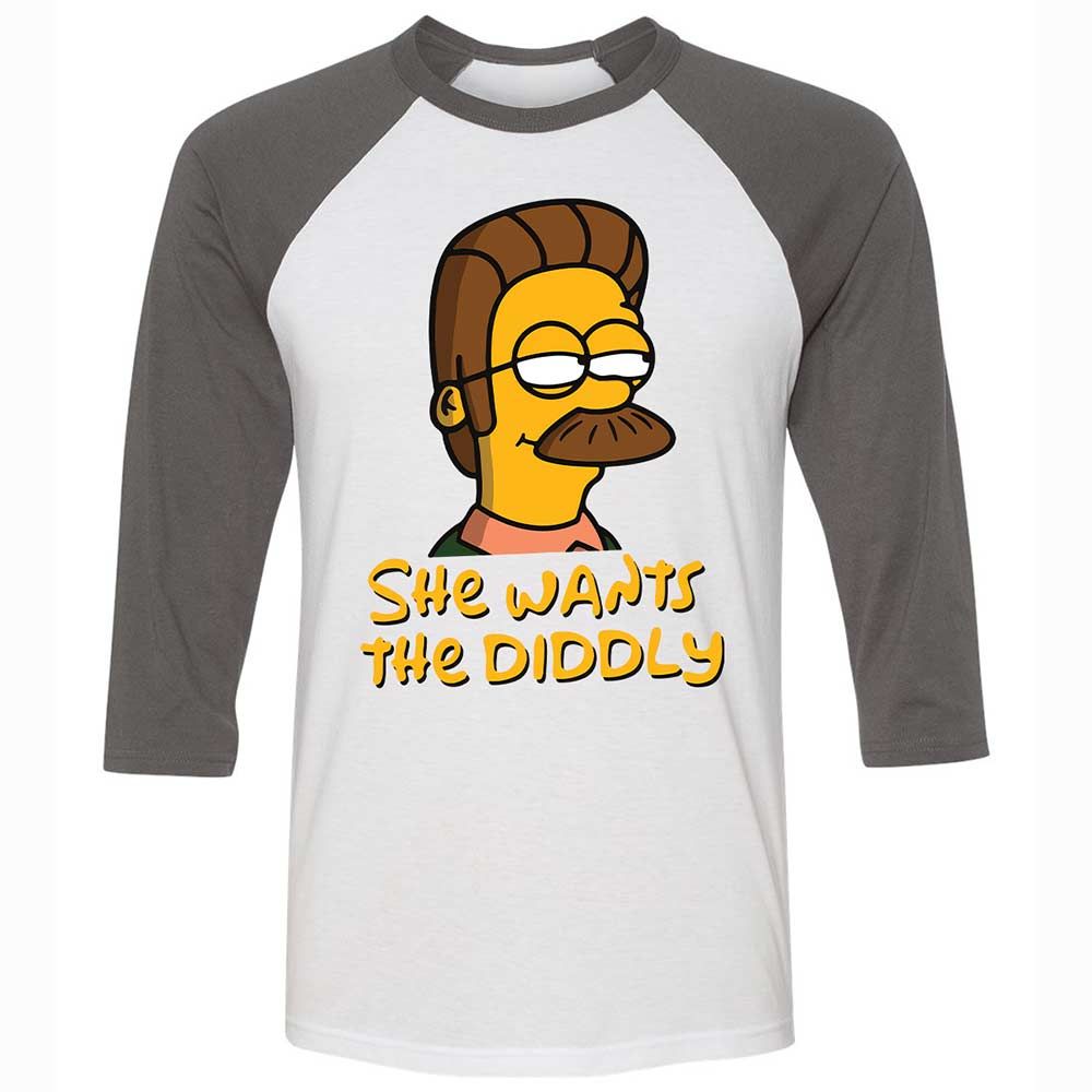 She Wants The Diddly - White/Asphalt - 2