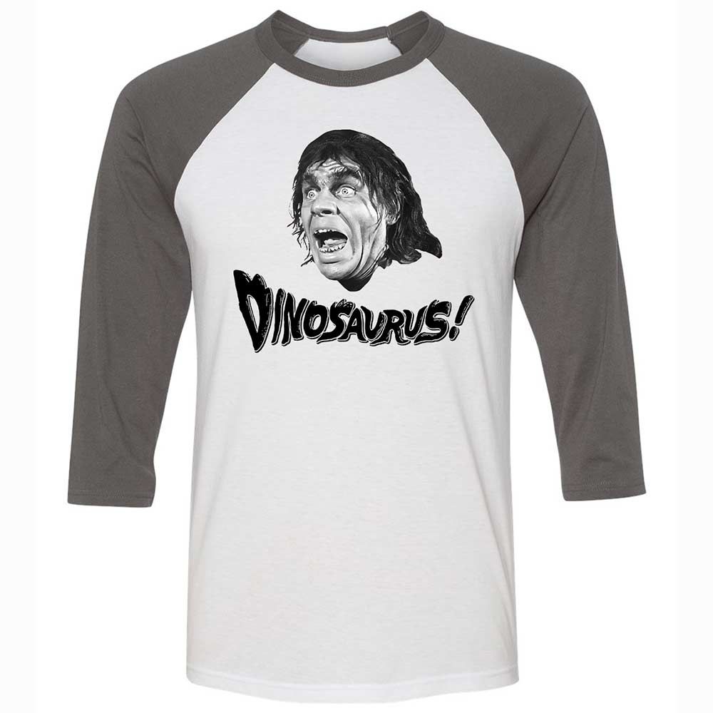 Unisex 3/4 Baseball Tee - 6BA3UPZT - White/Asphalt - 2