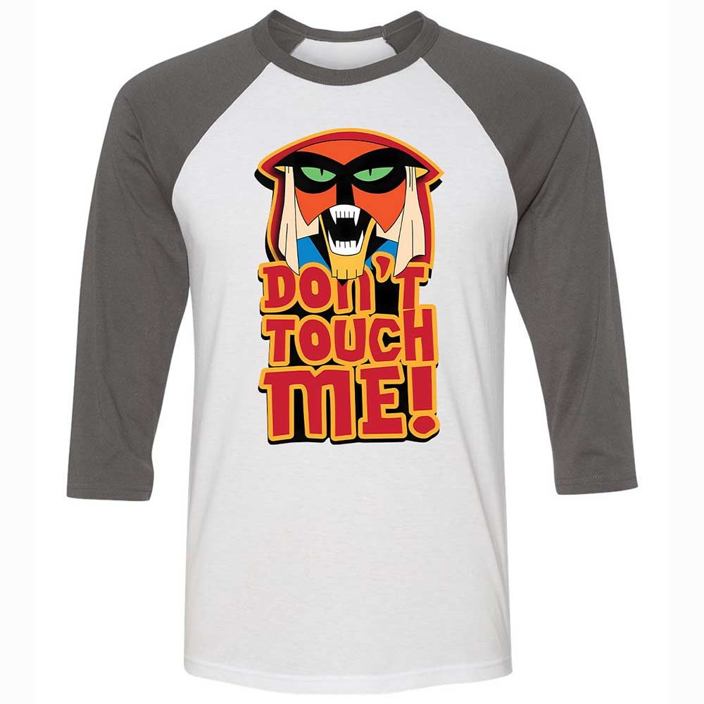 Unisex 3/4 Baseball Tee - AZW7V65E - White/Asphalt - 2