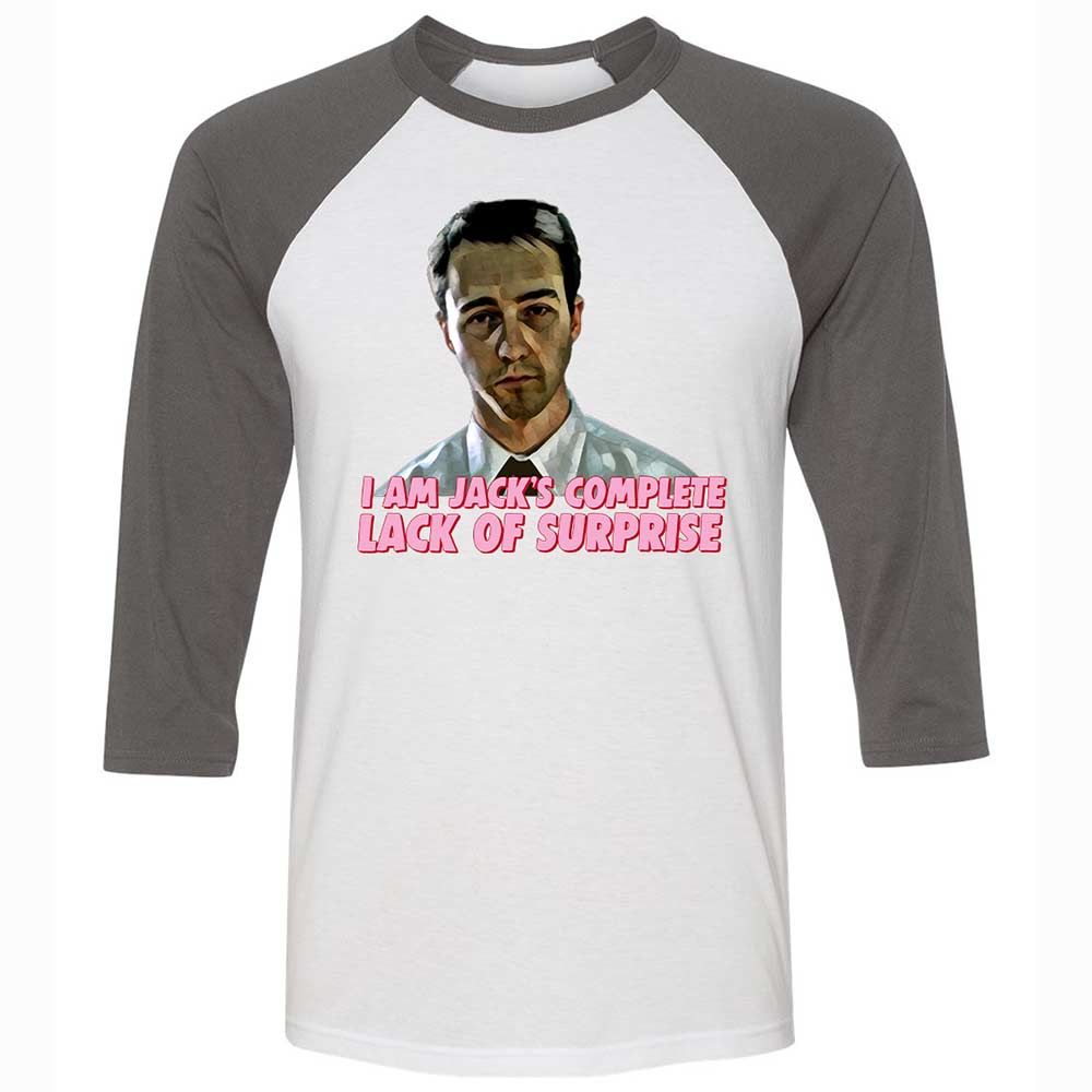Unisex 3/4 Baseball Tee - PNSL2W2X - White/Asphalt - 2