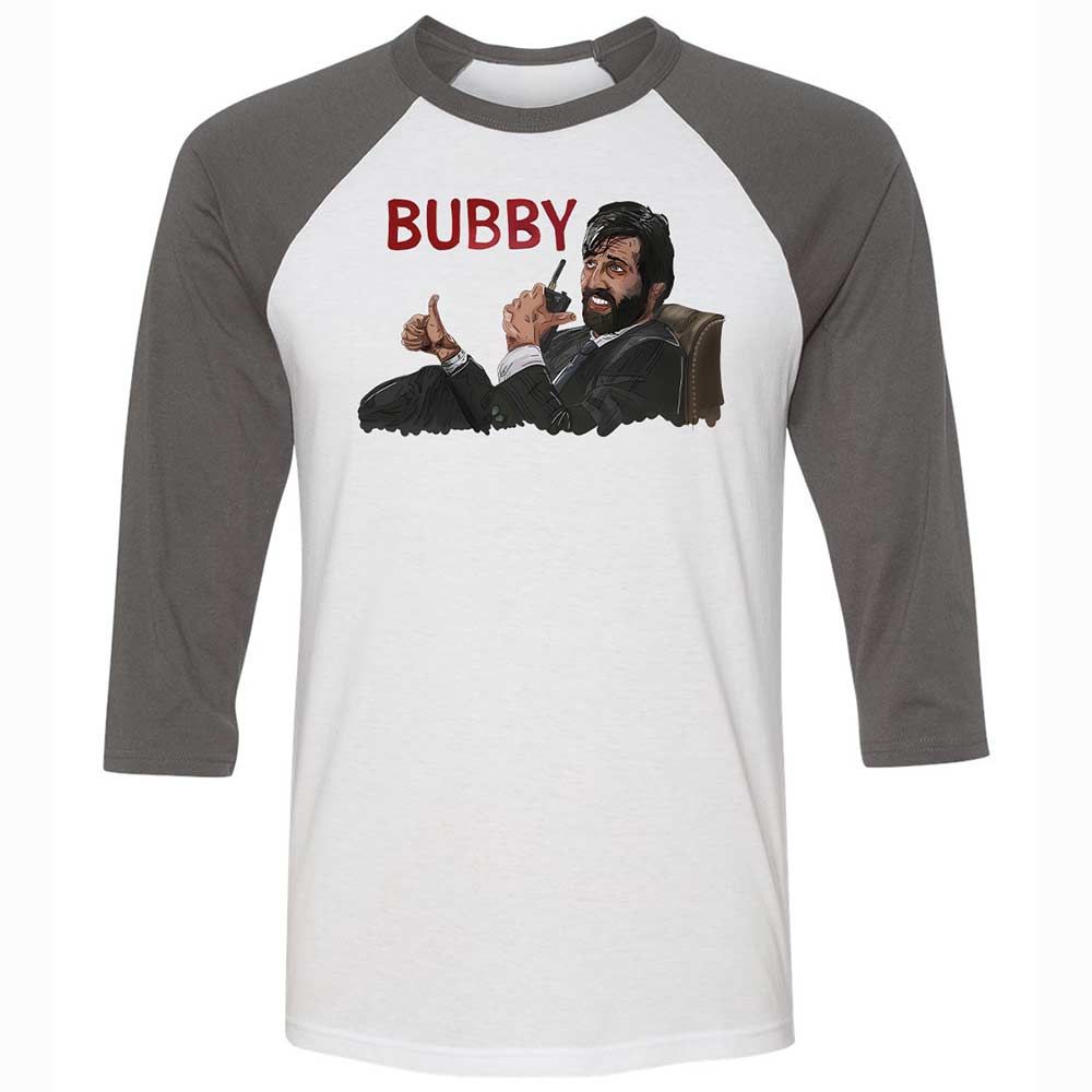 Unisex 3/4 Baseball Tee - WCCSACKY - White/Asphalt - 2