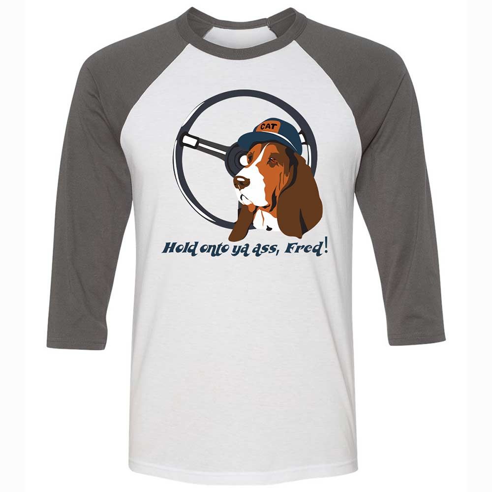 Unisex 3/4 Baseball Tee - AG6P7CGQ - White/Asphalt - 2