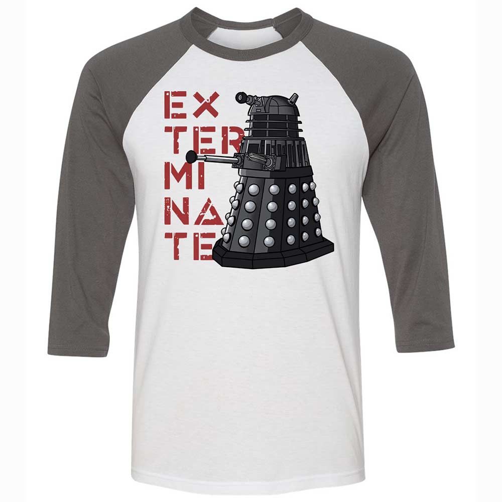 Dalek Exterminate - White/Asphalt - 2