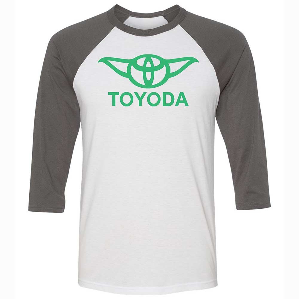 Unisex 3/4 Baseball Tee - UTJFSHFR - White/Asphalt - 2