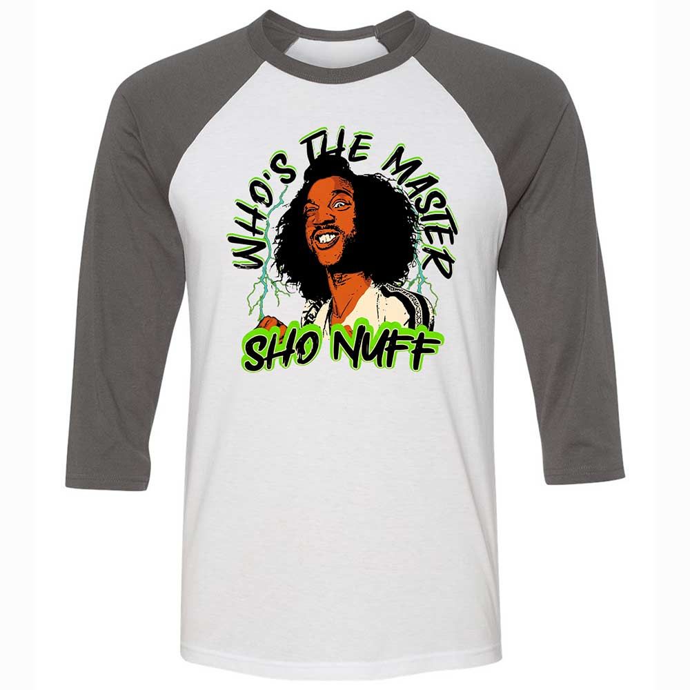 Unisex 3/4 Baseball Tee - V76W9STF - White/Asphalt - 2