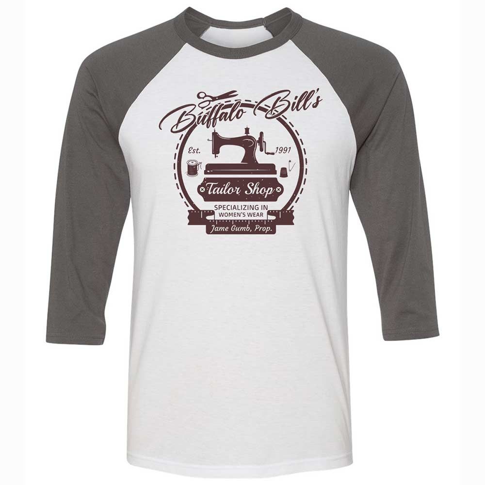 Unisex 3/4 Baseball Tee - 4U6E2BG2 - White/Asphalt - 2