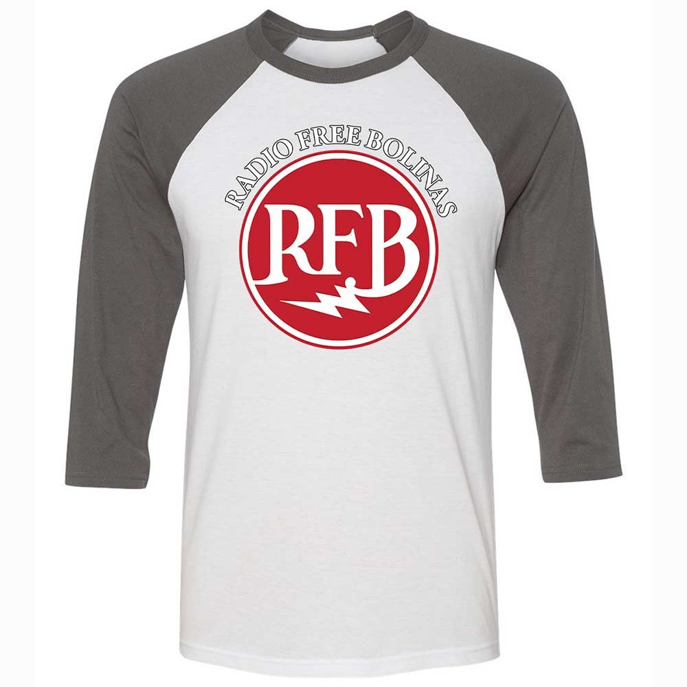 Unisex 3/4 Baseball Tee - NC93QLDX - White/Asphalt - 2