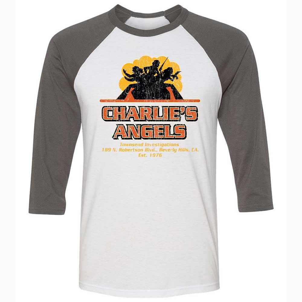 Unisex 3/4 Baseball Tee - WTRJTLEQ - White/Asphalt - 2