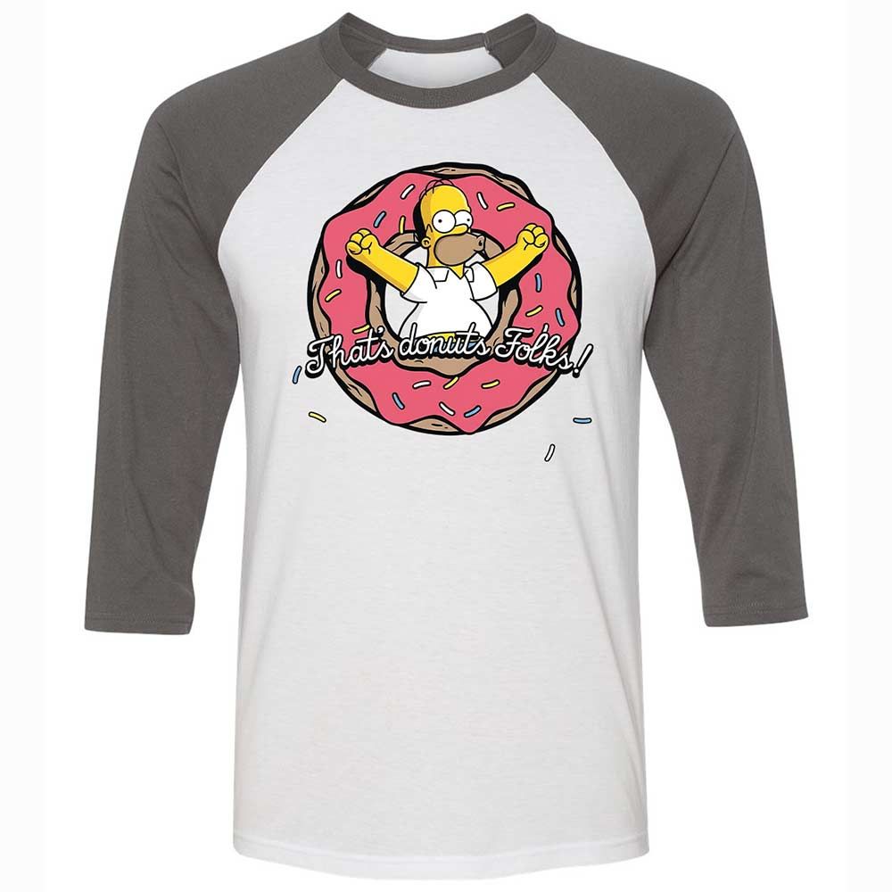 Unisex 3/4 Baseball Tee - 8XHB3RK2 - White/Asphalt - 2