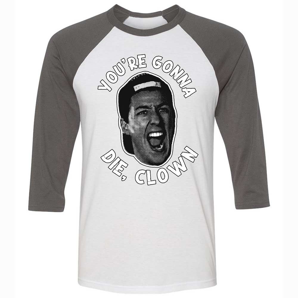 Unisex 3/4 Baseball Tee - SM6CQ2FW - White/Asphalt - 2