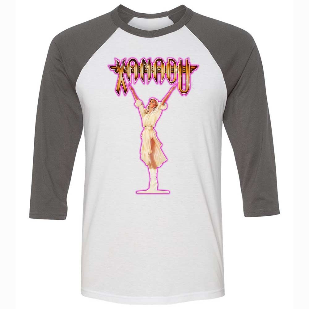 Unisex 3/4 Baseball Tee - WY8XFK4H - White/Asphalt - 2