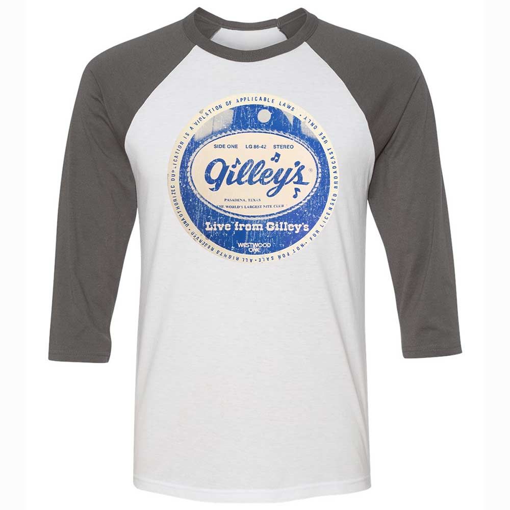 Unisex 3/4 Baseball Tee - 852WWZWH - White/Asphalt - 2