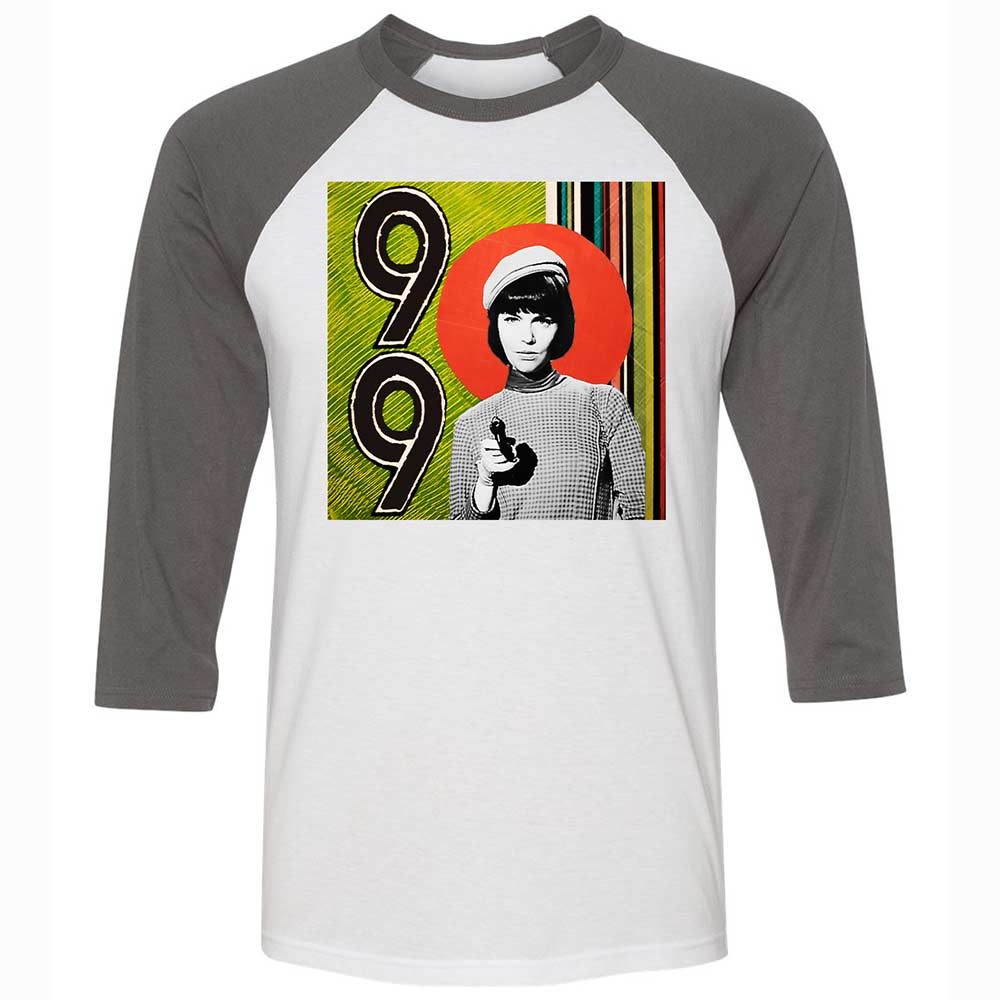 Unisex 3/4 Baseball Tee - X2ESFK5T - White/Asphalt - 2