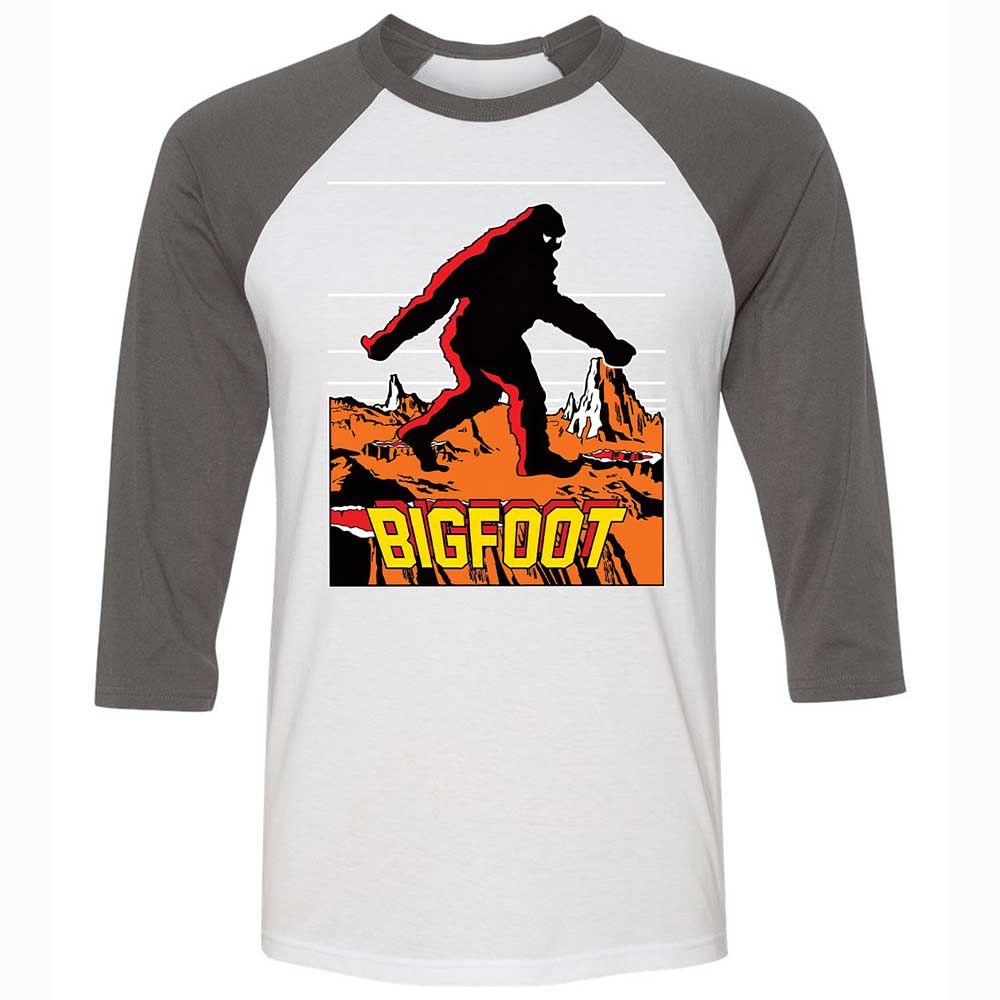 Unisex 3/4 Baseball Tee - SXU897H6 - White/Asphalt - 2