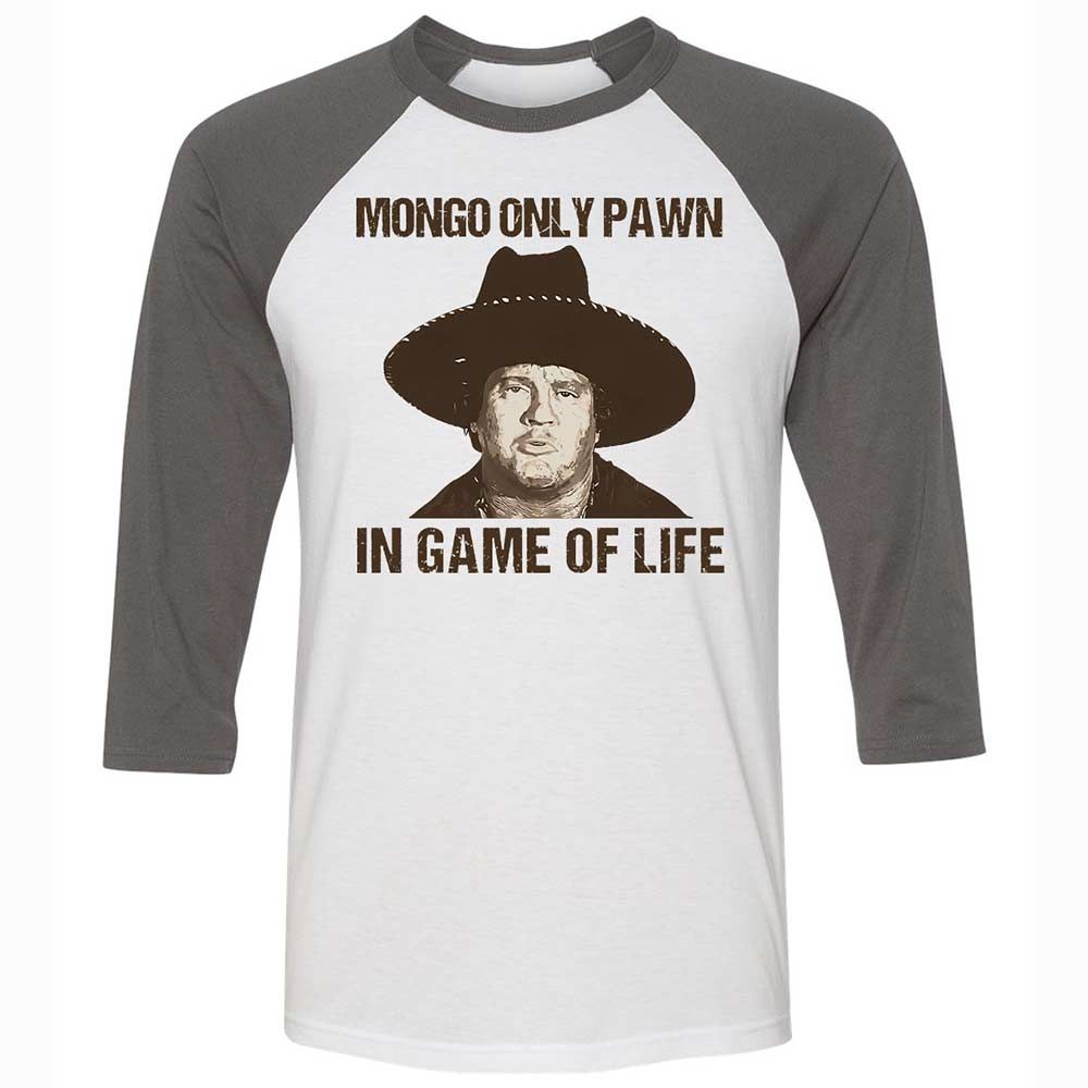 Unisex 3/4 Baseball Tee - PDFP9ZU7 - White/Asphalt - 2
