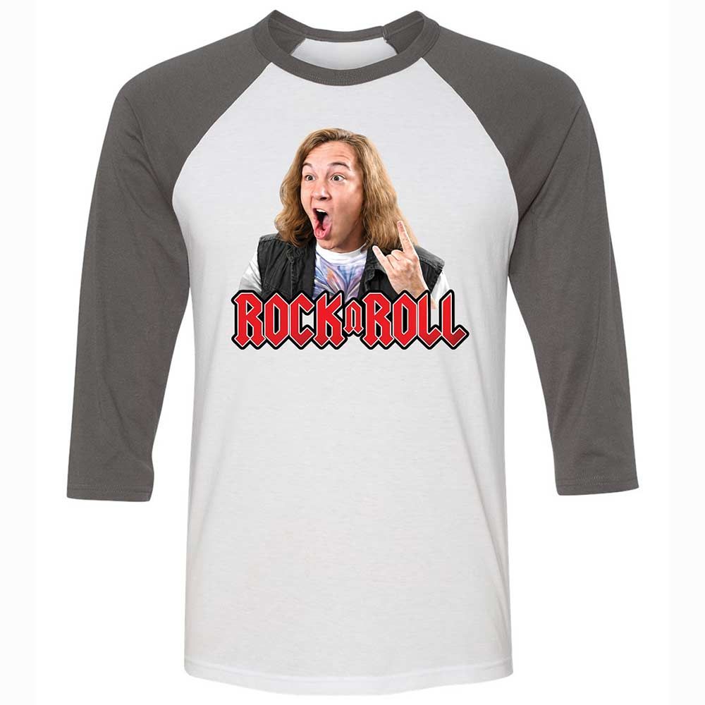 Unisex 3/4 Baseball Tee - DCXYUXAK - White/Asphalt - 2