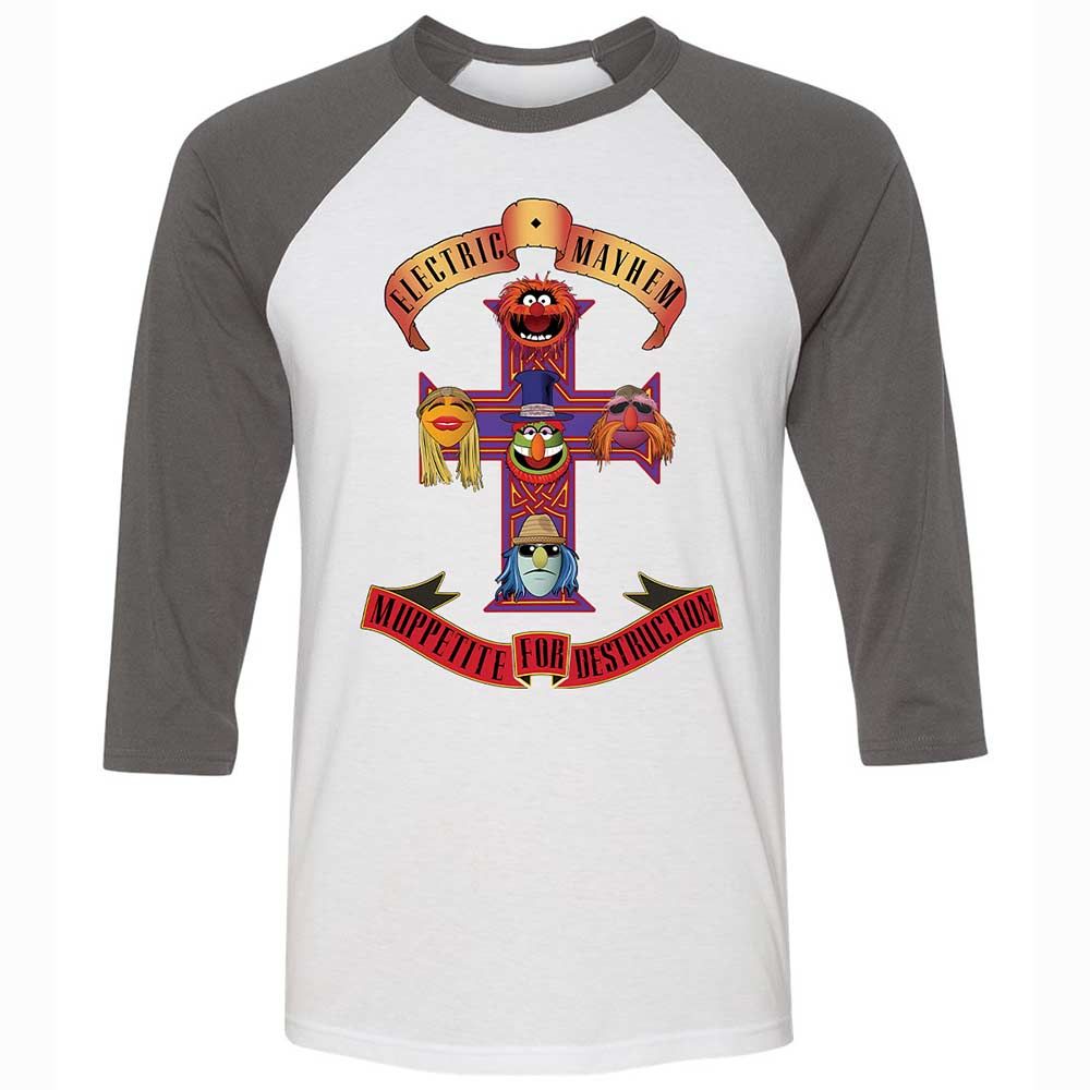 Muppetite For Mayhem - White/Asphalt - 2