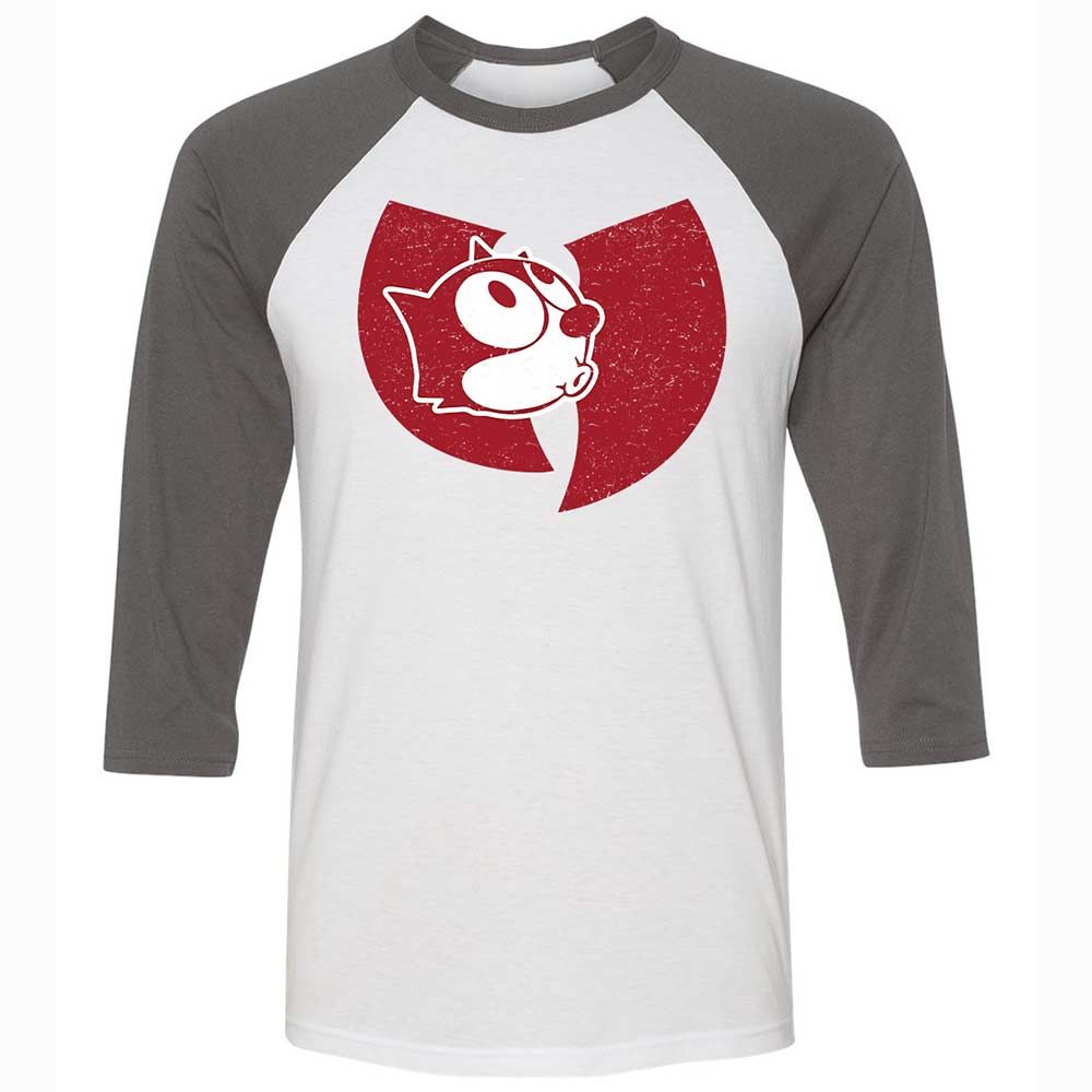 Unisex 3/4 Baseball Tee - JY3F35M1 - White/Asphalt - 2