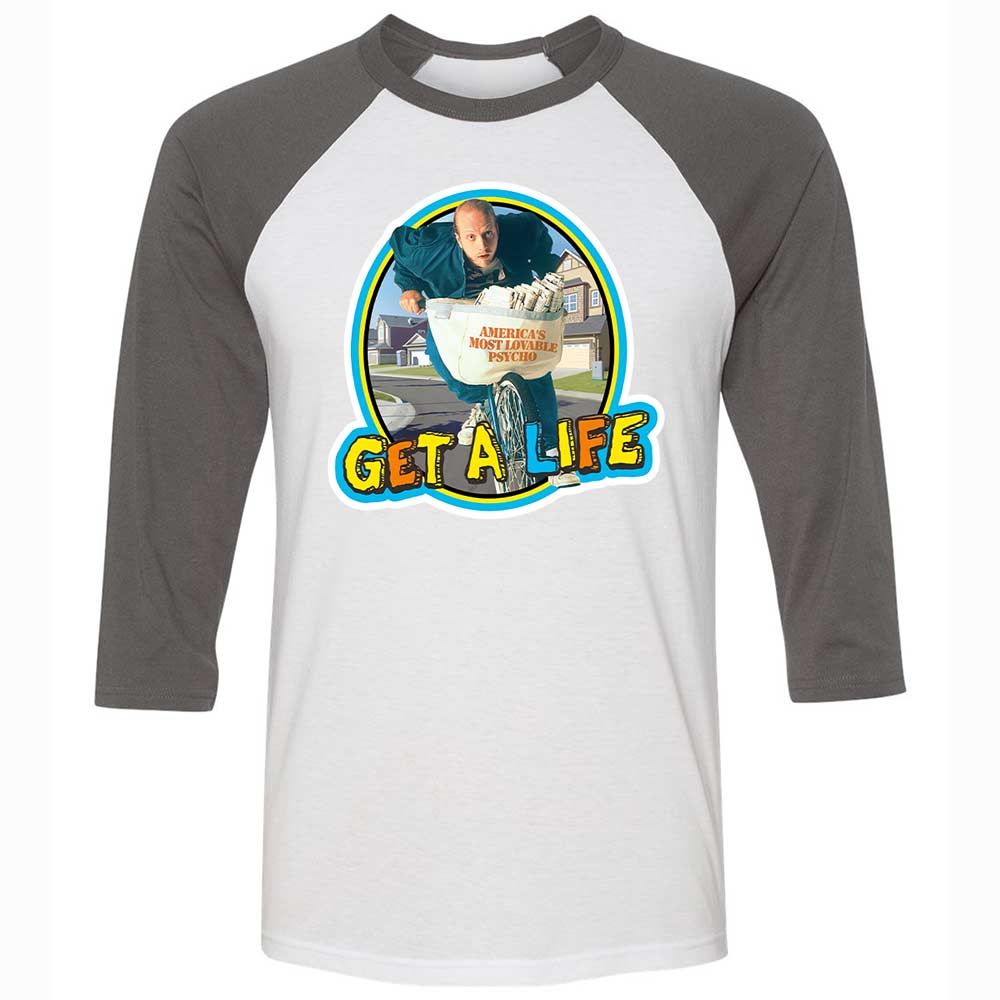 Unisex 3/4 Baseball Tee - CU1XUME8 - White/Asphalt - 2