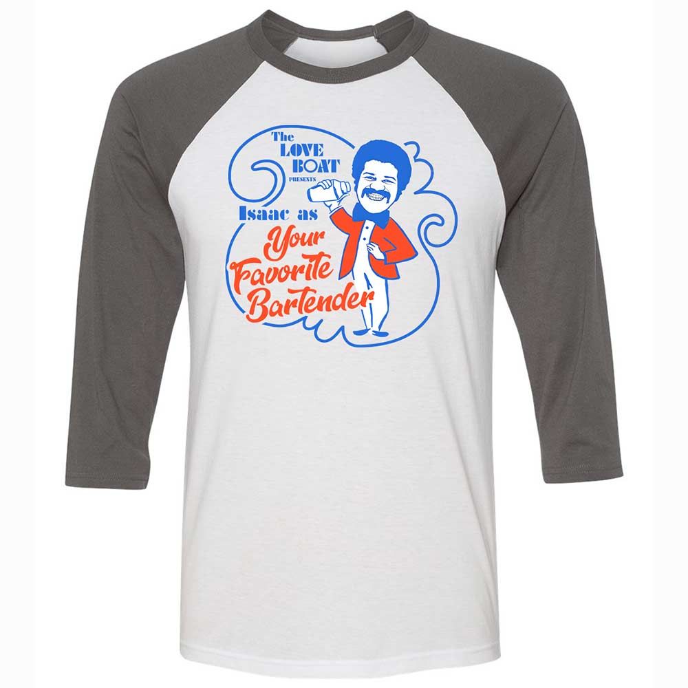 Unisex 3/4 Baseball Tee - PTPPZYCK - White/Asphalt - 2