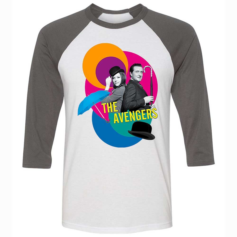 Unisex 3/4 Baseball Tee - B2VLQUL1 - White/Asphalt - 2