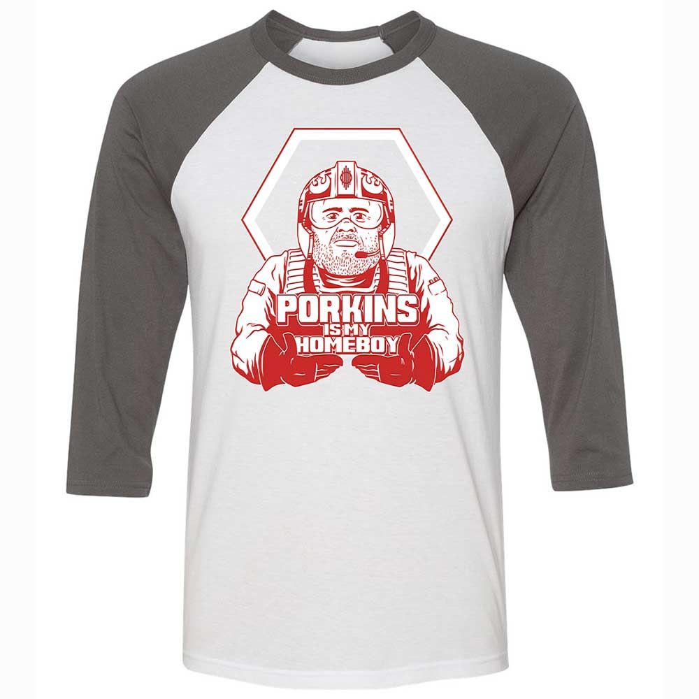 Porkins Is My Homeboy - White/Asphalt - 2