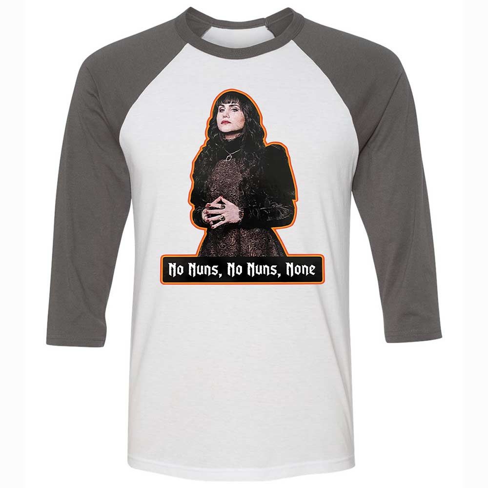 Unisex 3/4 Baseball Tee - N1G16FMV - White/Asphalt - 2