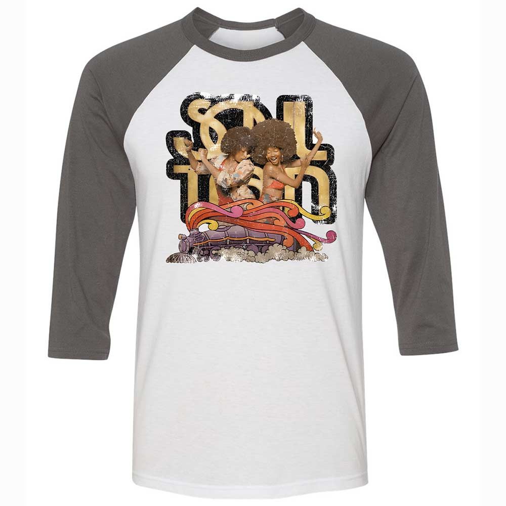 Retro Soul Train Dance Vibes - White/Asphalt - 2