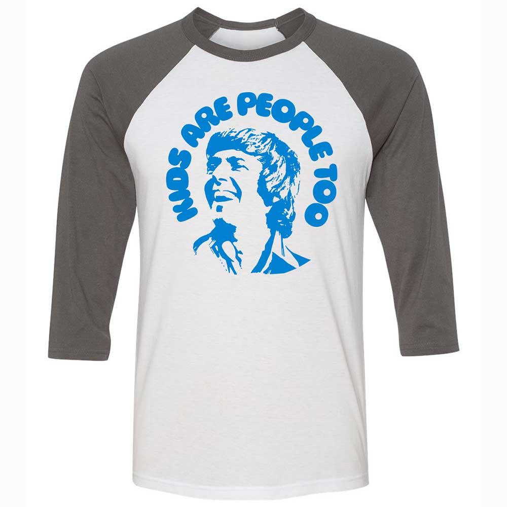 Unisex 3/4 Baseball Tee - QJU1WQFB - White/Asphalt - 2