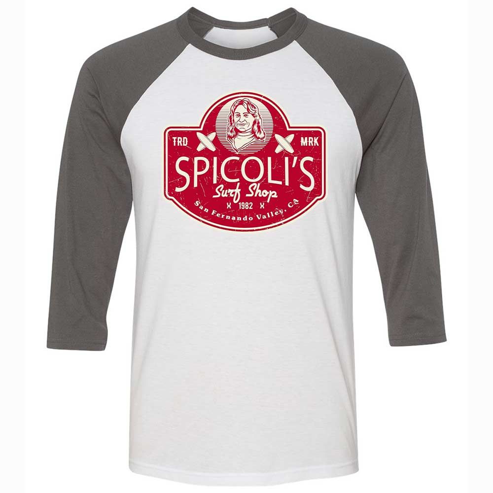 Unisex 3/4 Baseball Tee - WARP5K7X - White/Asphalt - 2