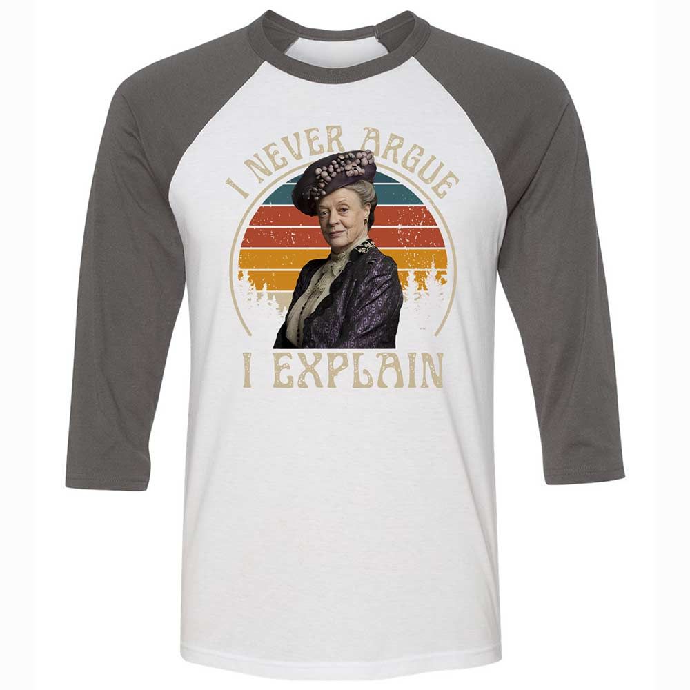 Unisex 3/4 Baseball Tee - 8Y1RLKGD - White/Asphalt - 2