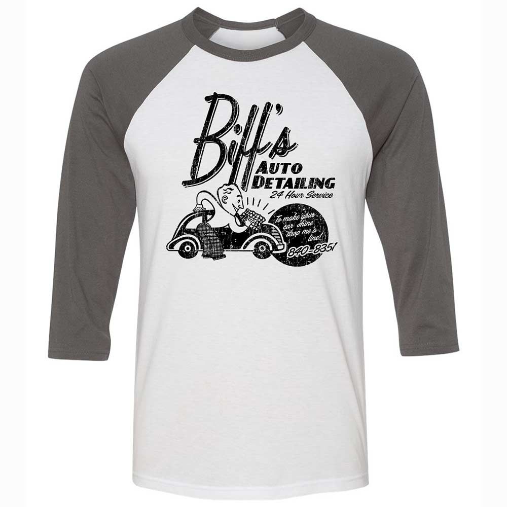 Unisex 3/4 Baseball Tee - A72CG2VK - White/Asphalt - 2