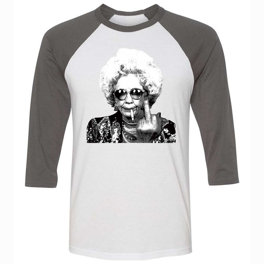 Badass Grandma - White/Asphalt - 2