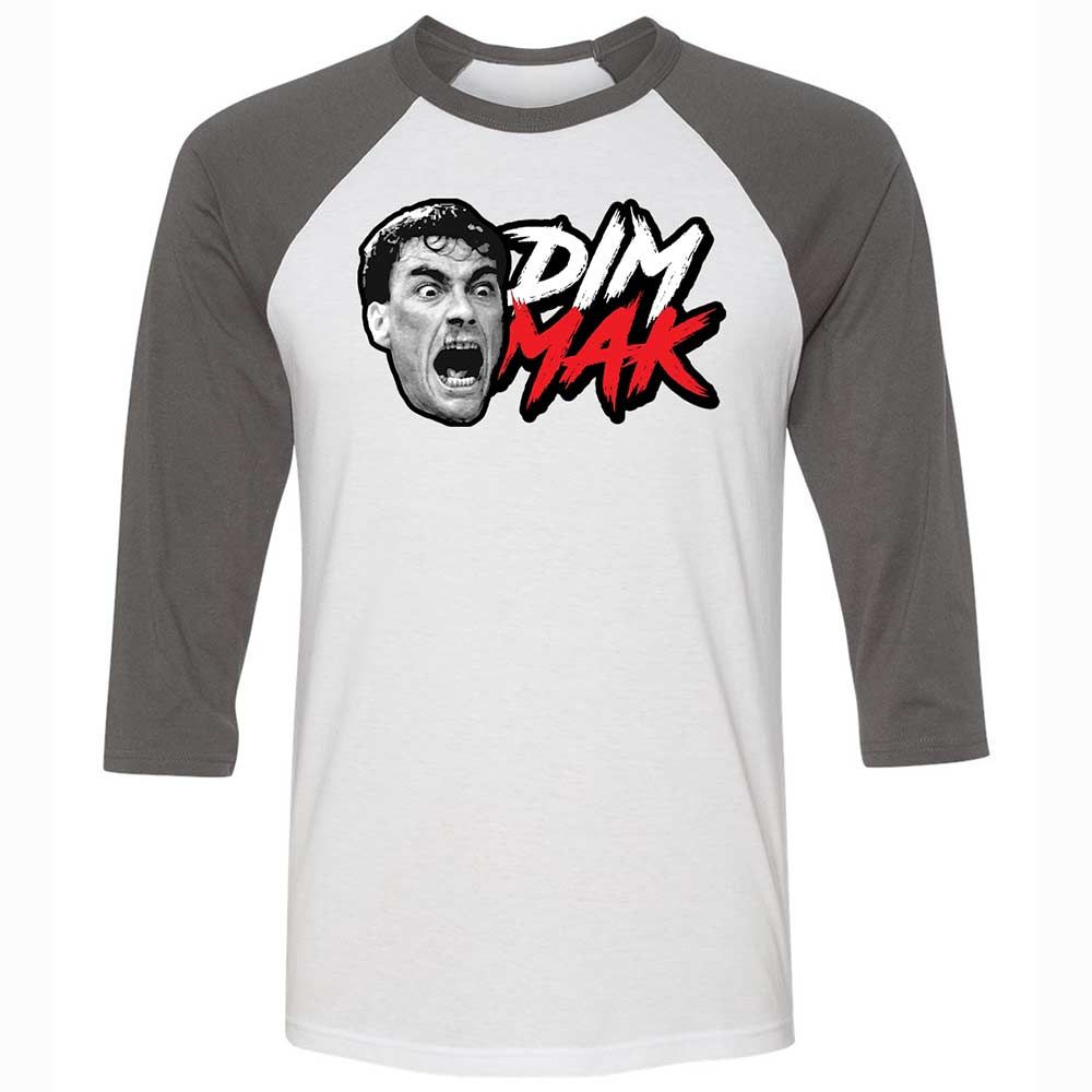 Unisex 3/4 Baseball Tee - AAPFTLS2 - White/Asphalt - 2