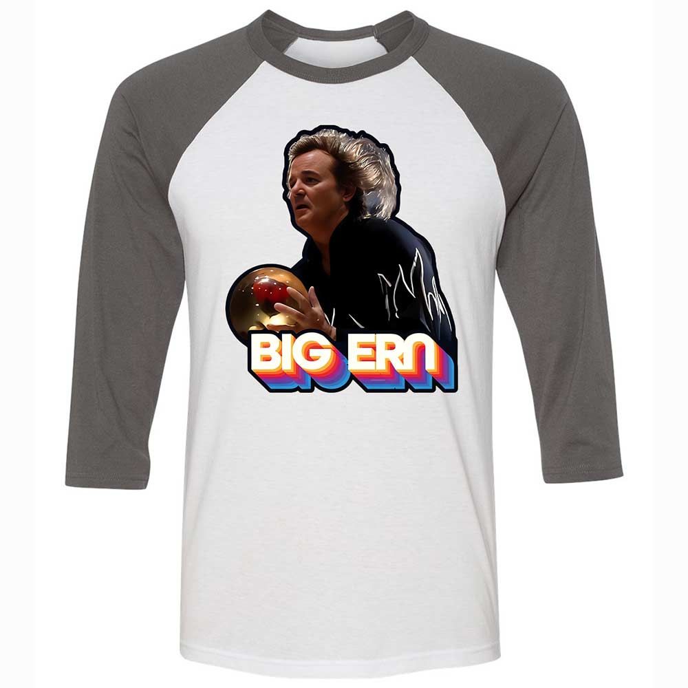 Unisex 3/4 Baseball Tee - 6E7AD22B - White/Asphalt - 2