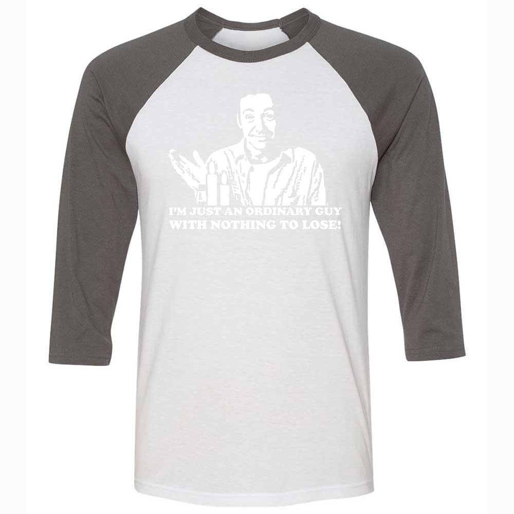 Unisex 3/4 Baseball Tee - DV3VQNZ7 - White/Asphalt - 2