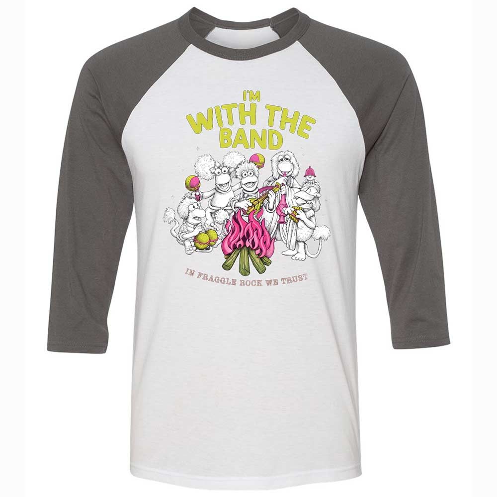 Unisex 3/4 Baseball Tee - ZYRFWWHU - White/Asphalt - 2