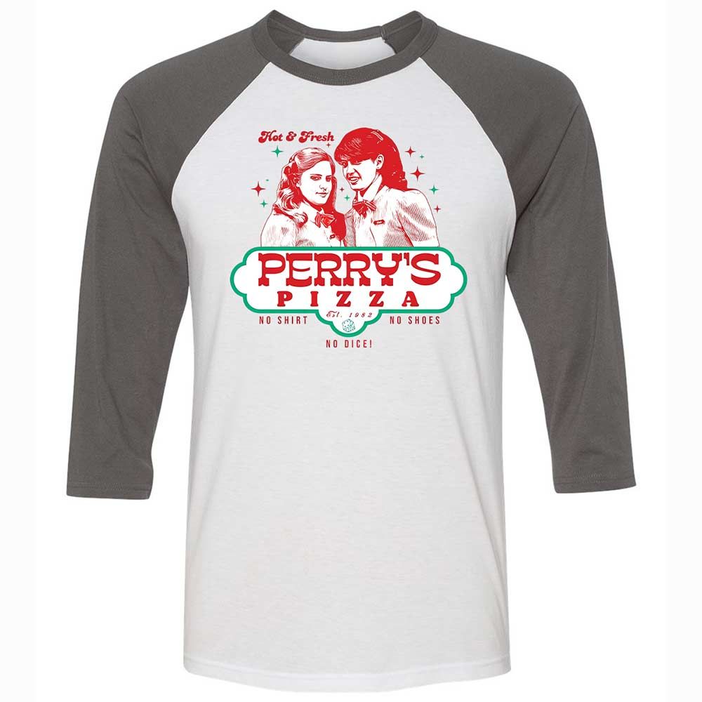 Unisex 3/4 Baseball Tee - 3JKUFFCY - White/Asphalt - 2