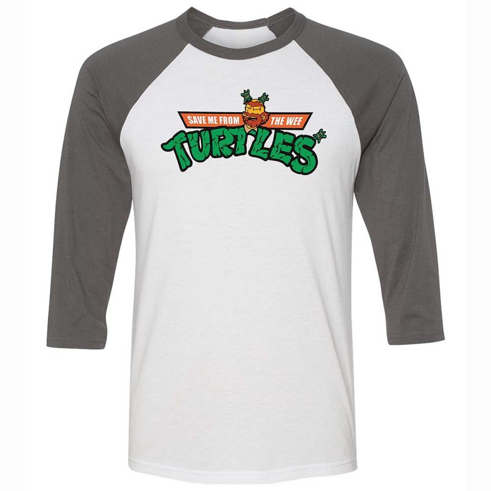Save Me From The Wee Turtles - White/Asphalt - 2