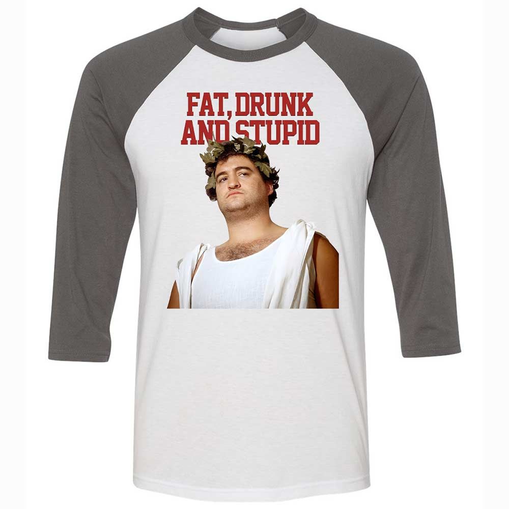 Fat, drunk, and stupid - White/Asphalt - 2