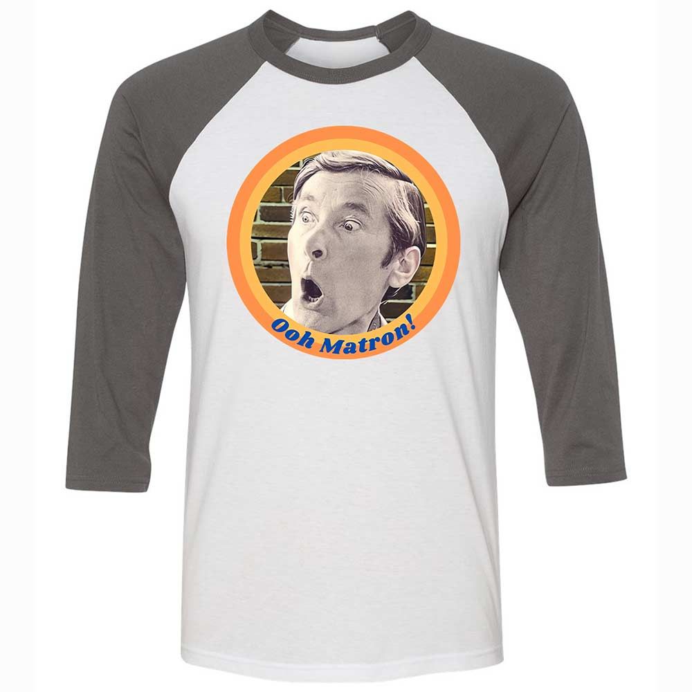 Unisex 3/4 Baseball Tee - XYTMGR5X - White/Asphalt - 2