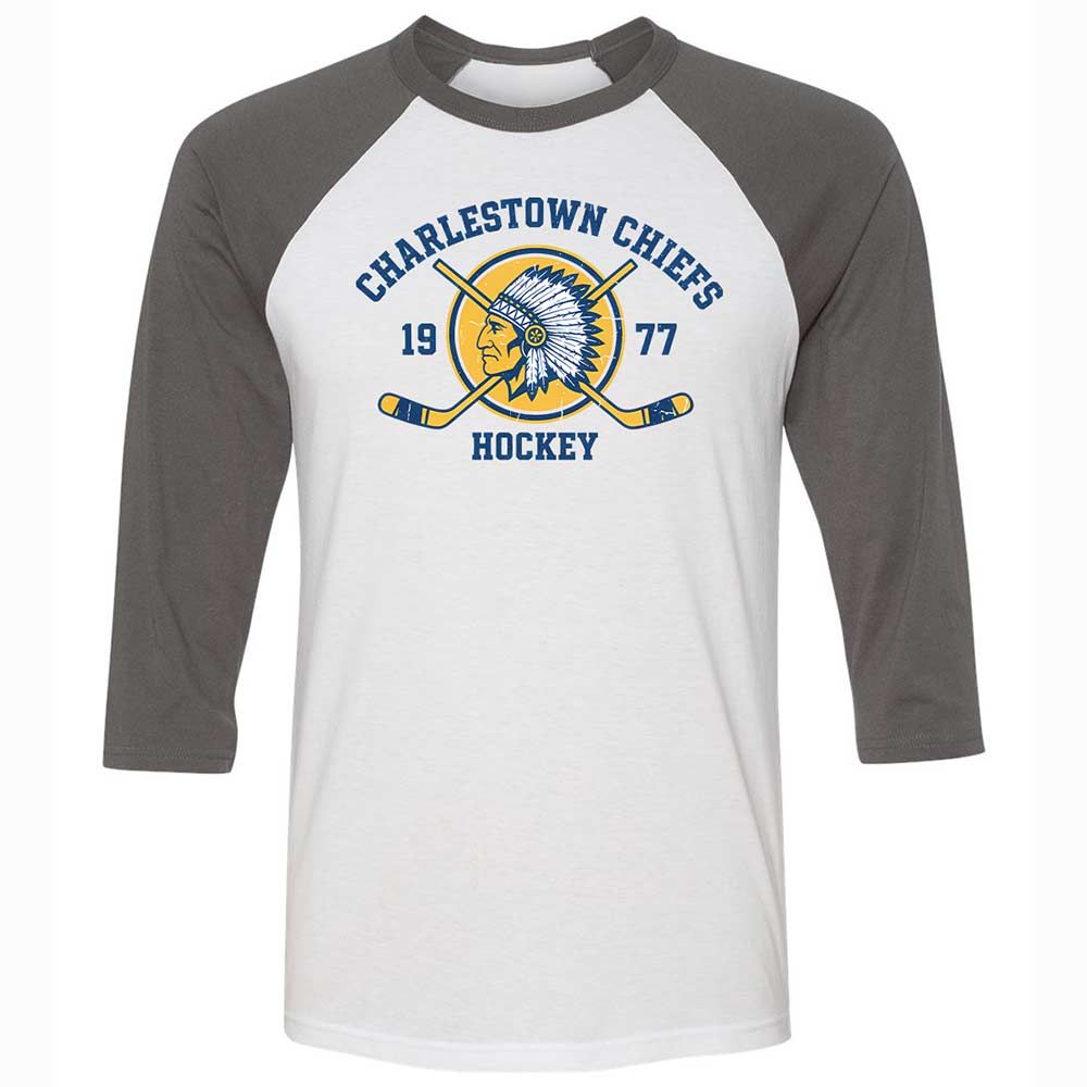 Charlestown Chiefs Hockey - White/Asphalt - 2